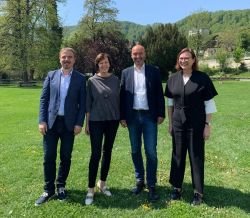 v.l.n.r.: Zekirija Sejdini, Andrea Lehner-Hartmann, Martin Rothgangel, Martina Kraml