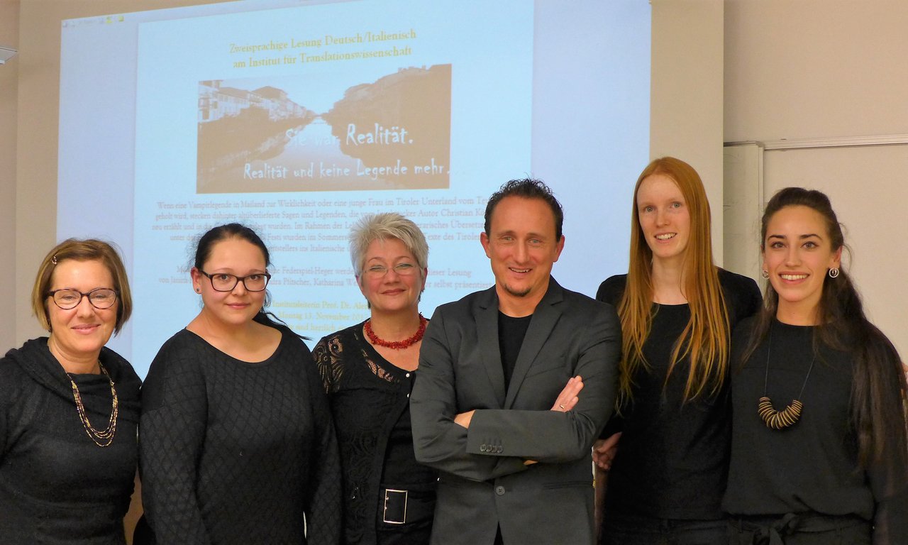 Gruppenfoto Lesung Christian Kössler