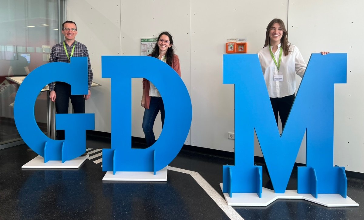 Florian Stampfer, Christina Imp (PHT) und Magdalena Steuxner bei der GDM 2026