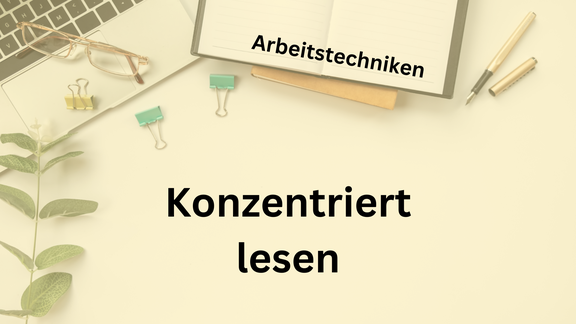 Konzentriert lesen