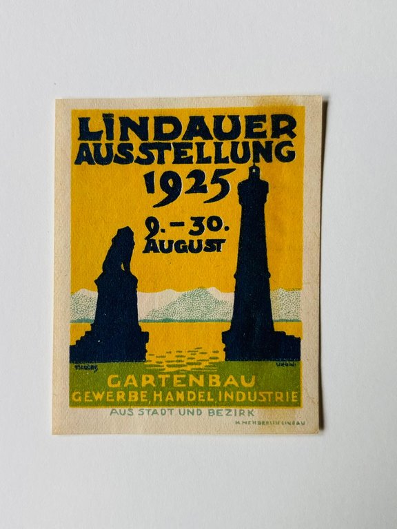 Lindauer Ausstellung 1925