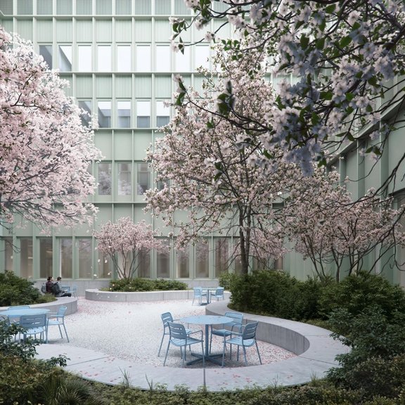 Illustration des neuen Haus der Physik