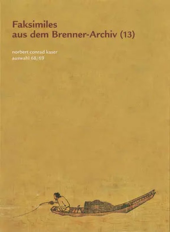 Faksimiles aus dem Brenner-Archiv (13)