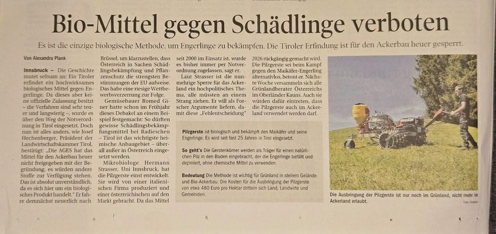 Zeitungsartikel