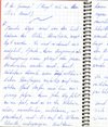 Aufzeichnungen vom 15.10.1986 im Tagebuch vom 2.10.1986-25.2.1987. ​Vorarbeit zu Schattenkampf​