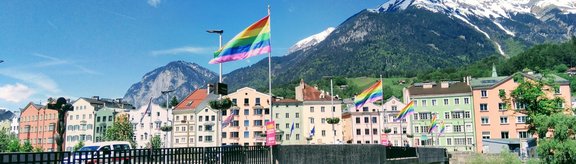 Stadtteil Mariahilf von Innsbruck