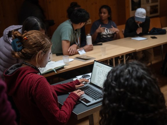 Studierende in Seminarraum