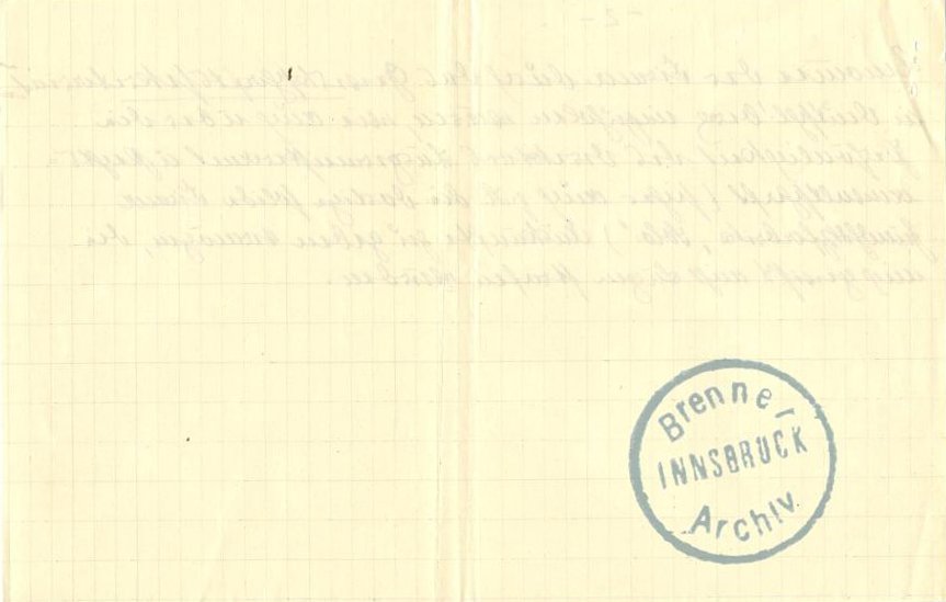 Nachl. P. Schlier, Sig. 117-11-22. Briefabschrift (handschr. „Copie“)