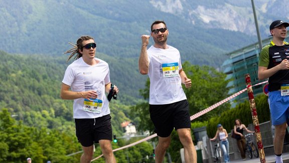 Läufer:innen beim Stadtlauf