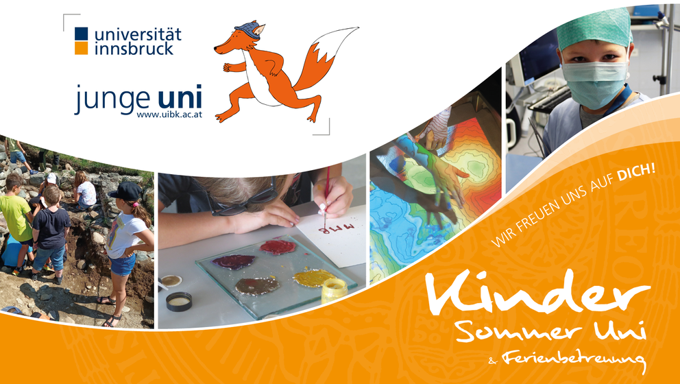 Flyer der Kinder Sommer Uni - ohne Datum