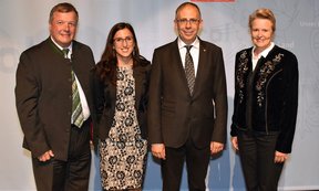 Gruppenfoto Verleihung des Landespreises für Wissenschaft 2017