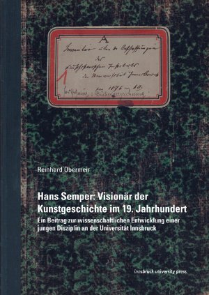 Cover des Buchs „Hans Semper: Visionär der Kunstgeschichte im 19. Jahrhundert“