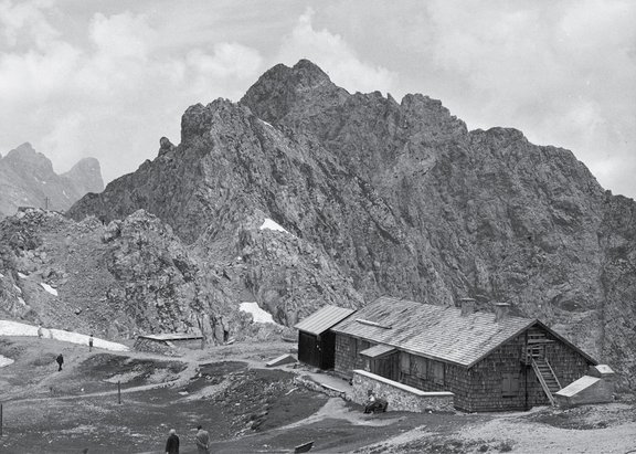 The former construction site hut on Hafelekar