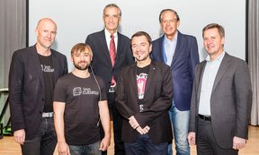 Johann Füller, Robert Schimpf, Tilmann Märk, Clemens Plank, Jürgen Bodenseer und Martin Felder