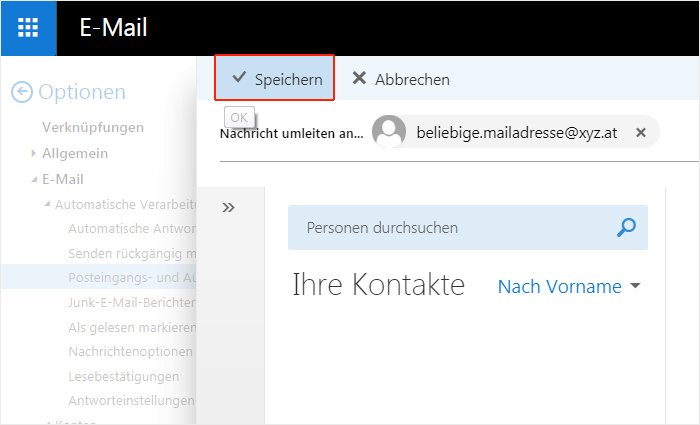 OWA Posteingangsregel 5