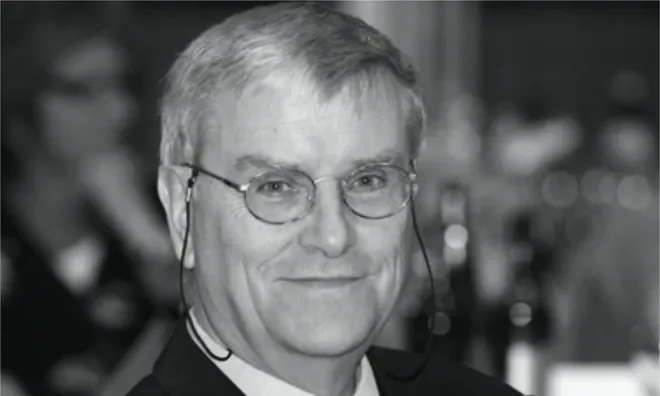 Portrait Anton Pelinka in schwarz/weiß