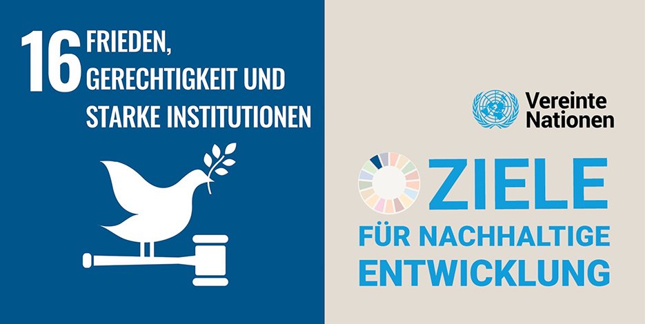 Logo SDG 16