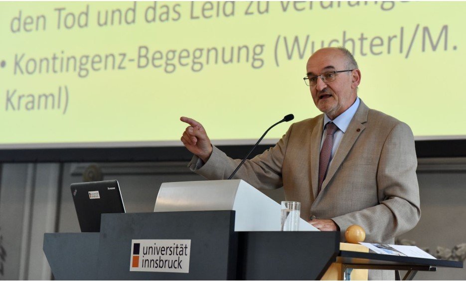 Roman Siebenrock bei seiner Abschiedsvorlesung