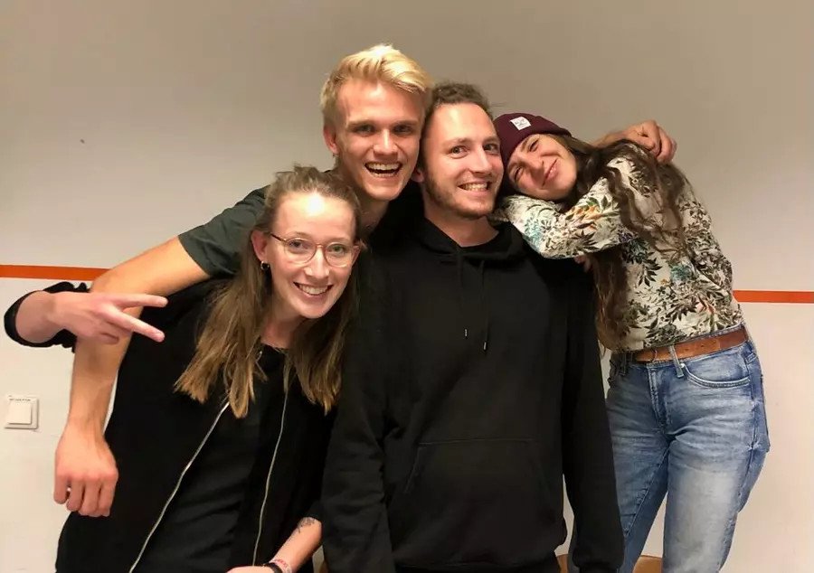 Ida, Jens, Moritz und Sarah