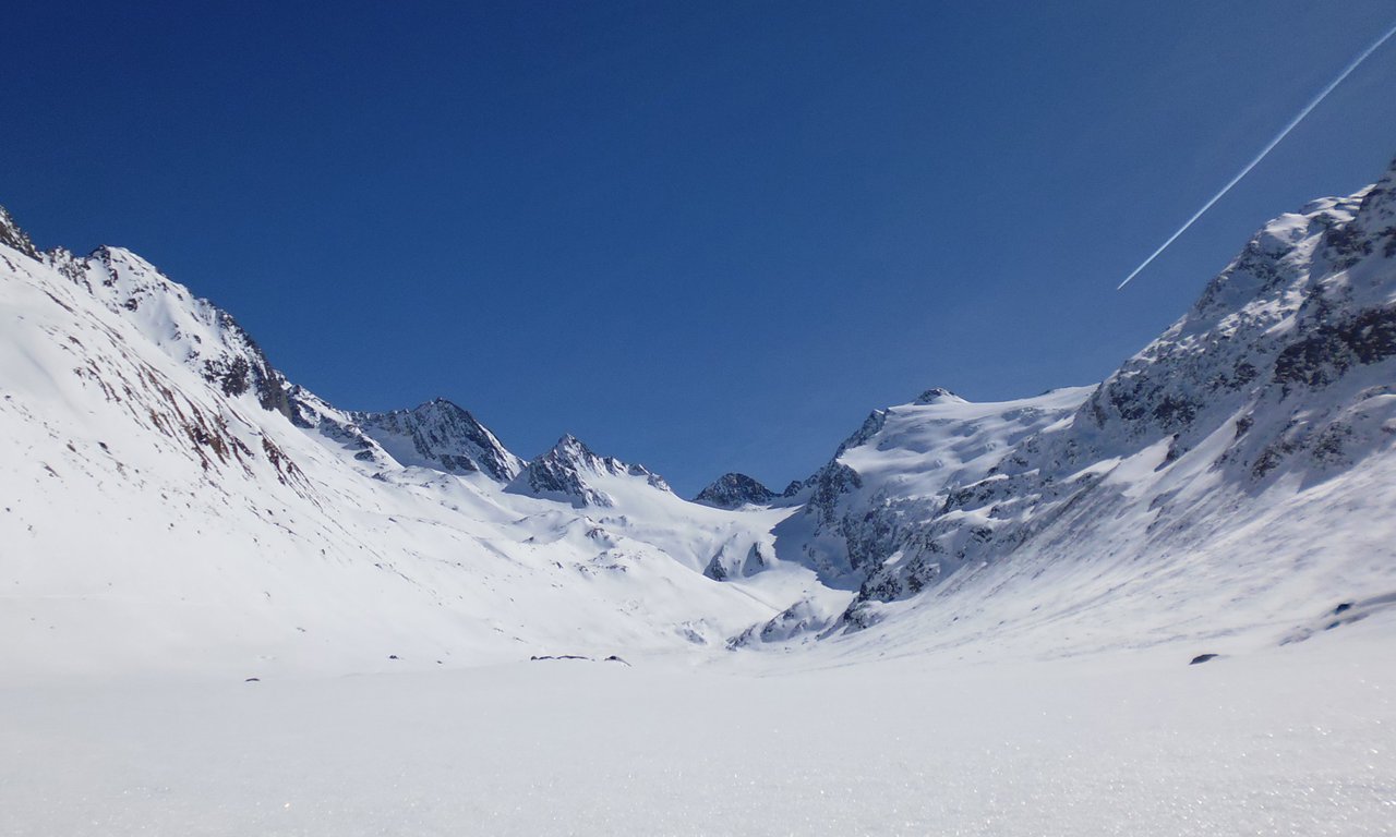 Blick in das Rotmoostal im Ötztal