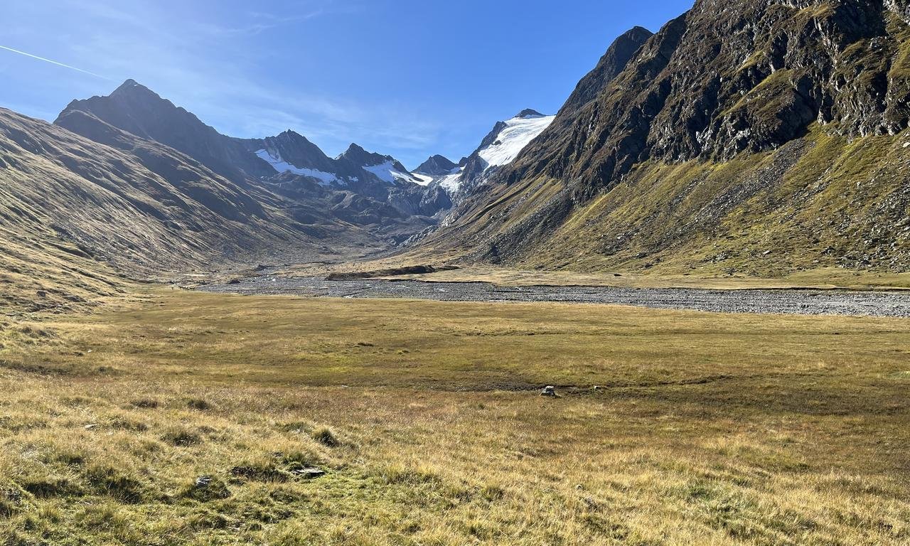 View into the Ötztal Rotmoos Valley