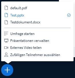 Präsentation auswählen