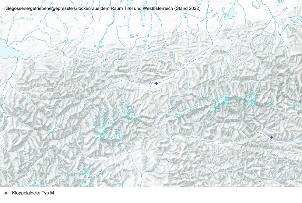Kartierung Glocken Mittelalter und Neuzeit, Typ M