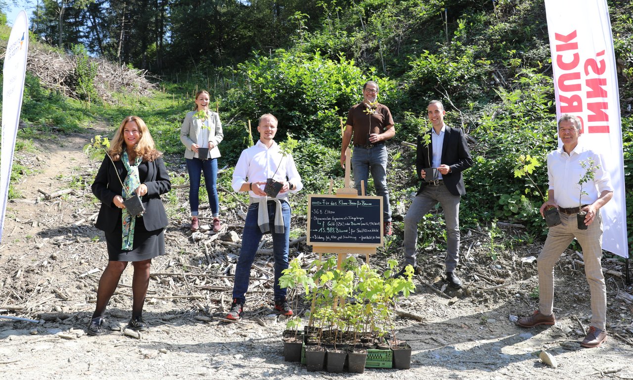 Gruppenbild - Pressegespräch - StadtKlimaWald