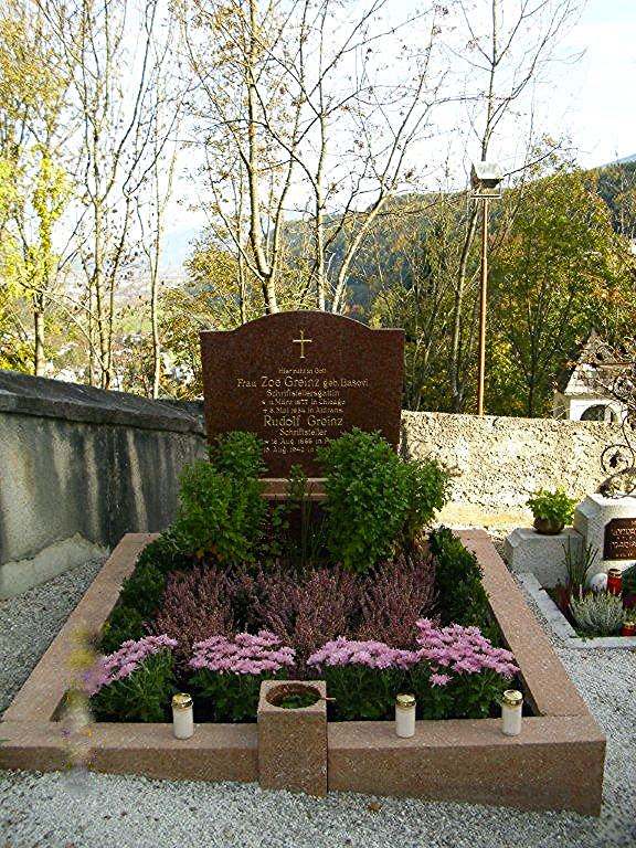 Familiengrab Rudolf Greinz in Ampass