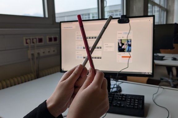 Teachable Machine Schere