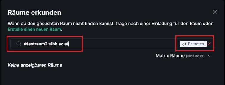 Raeumen betreiten in Raeume erkunden