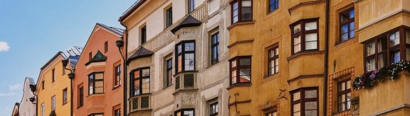 Häuserzeile in Innsbruck