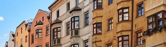 Häuserzeile in Innsbruck