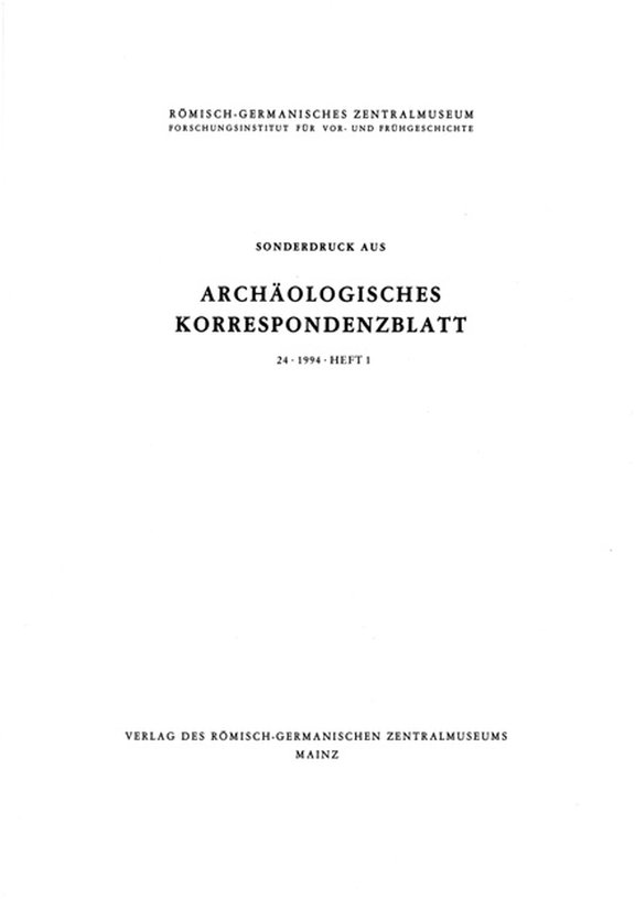 arch. Korrespondenzblatt 1994
