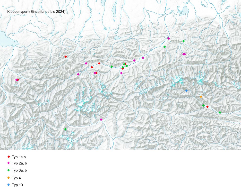 Kartierung Klöppeltypen