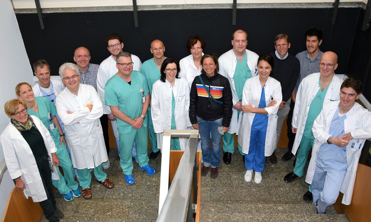 Gruppenfoto: Team der Traumastudie.