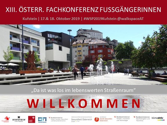 XIII. Österreichische Fachkonferenz für FußgängerInnen 2019