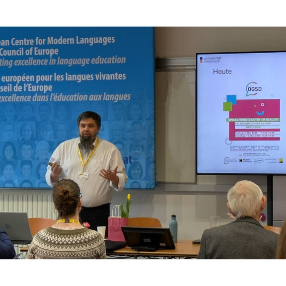 Benjamin Kremmel presenting at ÖGSD Nachwuchstagung Graz