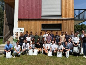 Exkursion b-solution Werk von binderholz in Hallein