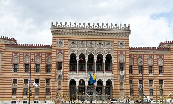 Rathaus in Sarajevo nach der Rekonstruktion, Foto: eigene Aufnahme