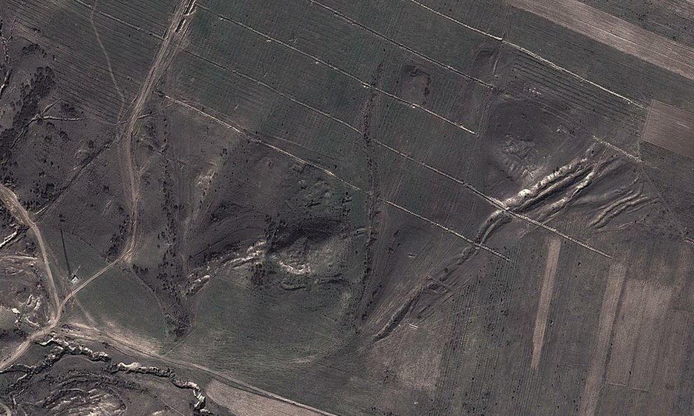 Khovle Gora in der Vogelperspektive