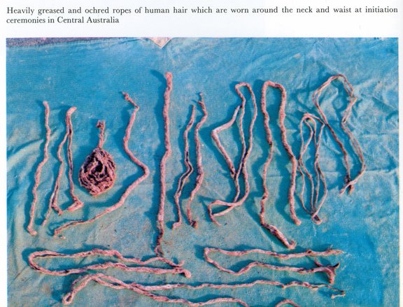 Australia, ropes of human hair