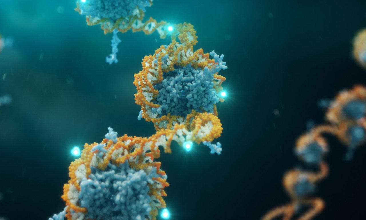 Visualisierung der DNA-Methylierung: Markierungen an der DNA können bestimmte Expressionen in der Zelle erhöhen oder verringern und hinterlassen eine entsprechende Signatur auf der DNA