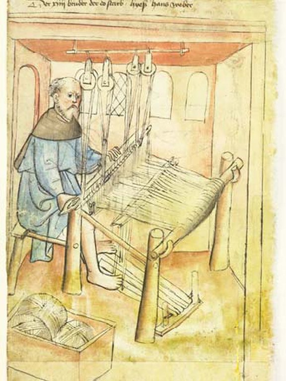Miniatur aus dem Hausbuch der Nürnberger Zwölfbrüderstiftung, Mendel I., 1437