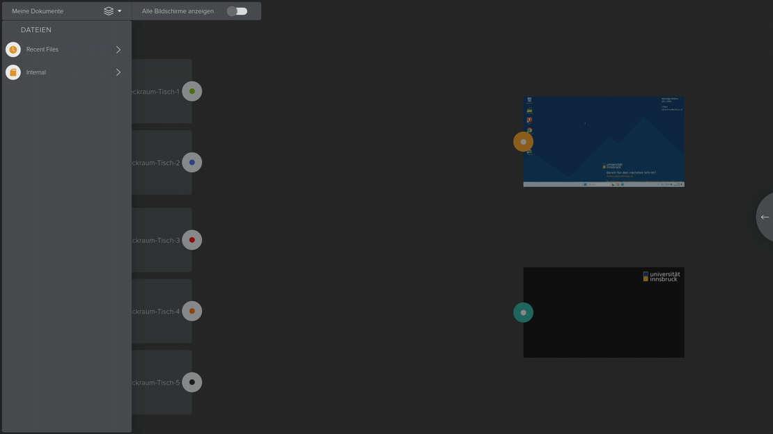 Meine Dokumente Menu