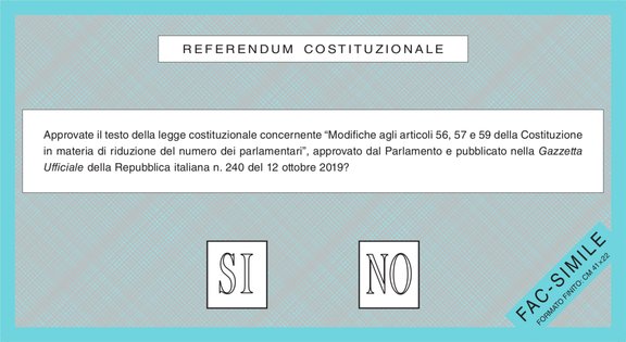 Referendum costituzionale 2020