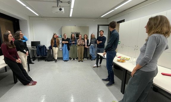 Fachdidaktik-Team beim Umtrunk