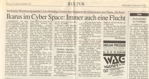 Bericht der "Tiroler Tageszeitung"