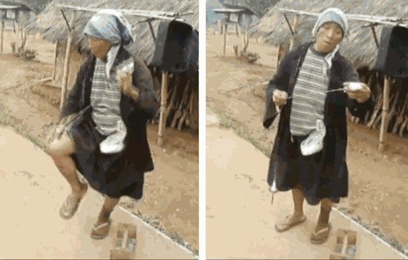 Southeastasia, Akha woman spinning cotton