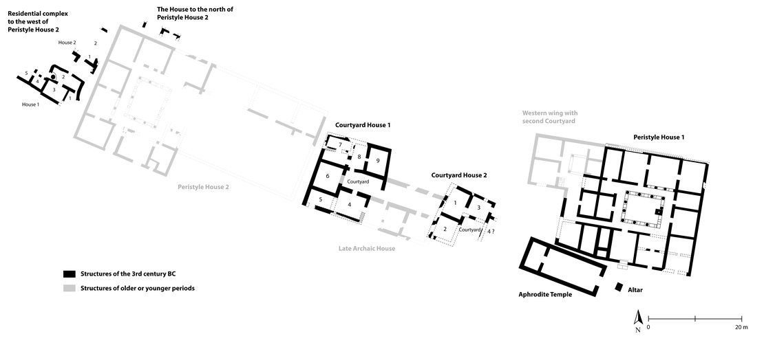 Plan of Monte Iato Western Quarter third century BCE